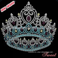 Crown Hotfix Rhinestones transfer iron on motif for clothes